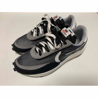 ナイキ(NIKE)のsacai nike LD waffle black(スニーカー)