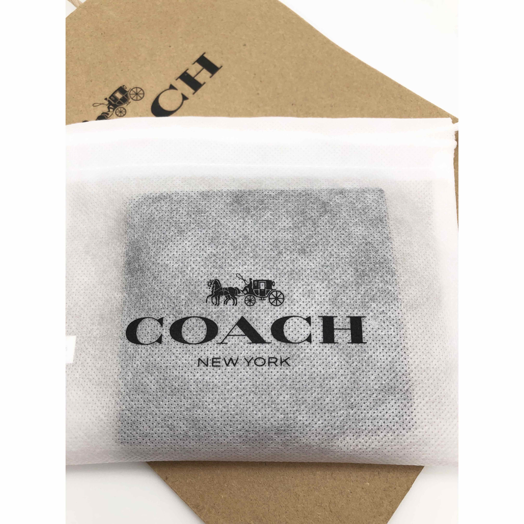 【COACH☆新品】コイン ウォレット シグネチャー コーテッド！チャコール！ 6