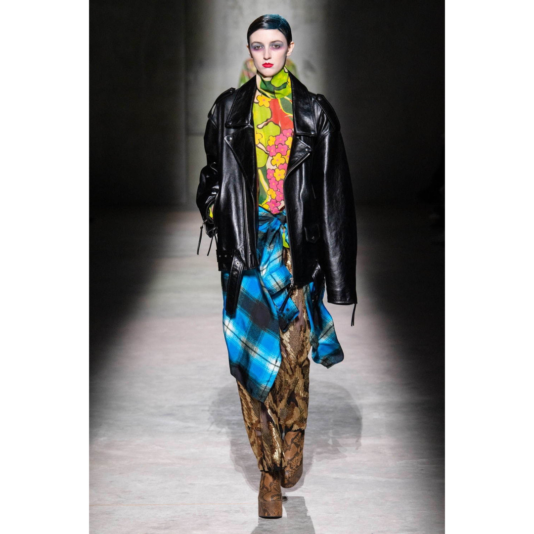 DRIES VAN NOTEN - dries van noten 20AW ライダース レザーの DRIES VAN NOTEN - dries van noten 20AW ライダース レザーの