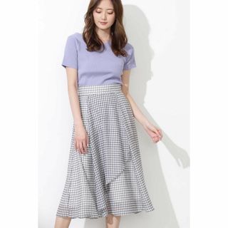 ジルバイジルスチュアート(JILL by JILLSTUART)のJILL by JILLSTUART シアギンガムスカート(ひざ丈スカート)