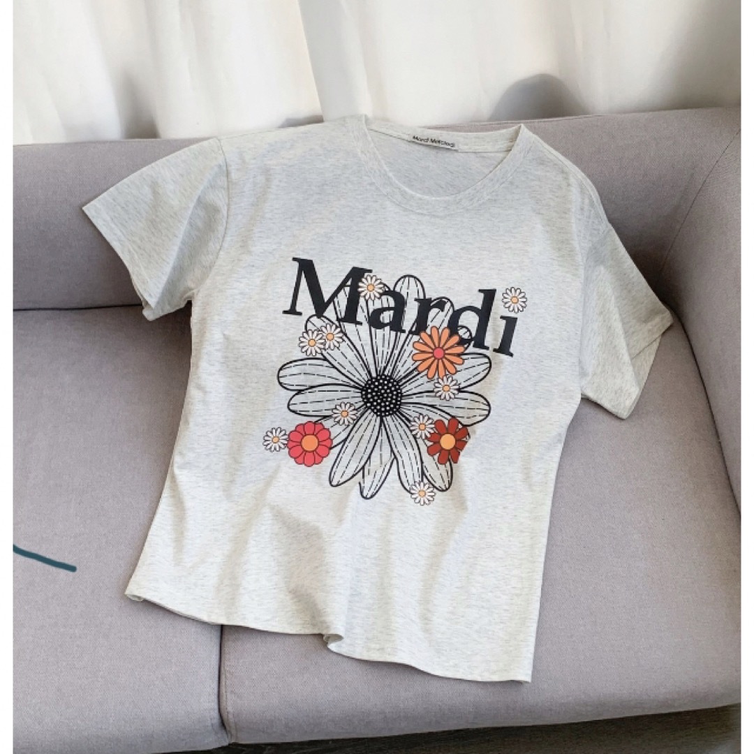 新品】マルディメクルディ Mardi Mercredi Tシャツ オートミール - T