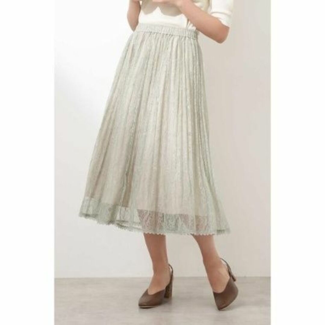 JILL by JILLSTUART(ジルバイジルスチュアート)のJILL by JILLSTUART フラジャイルレーススカート レディースのスカート(ひざ丈スカート)の商品写真