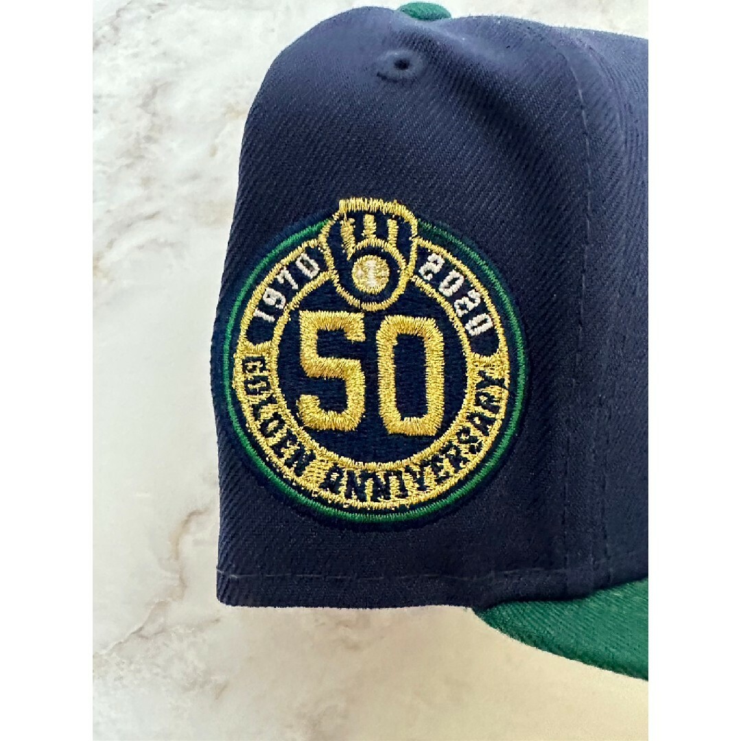 Newera 59fifty ミルウォーキーブルワーズ 50thアニバーサリー