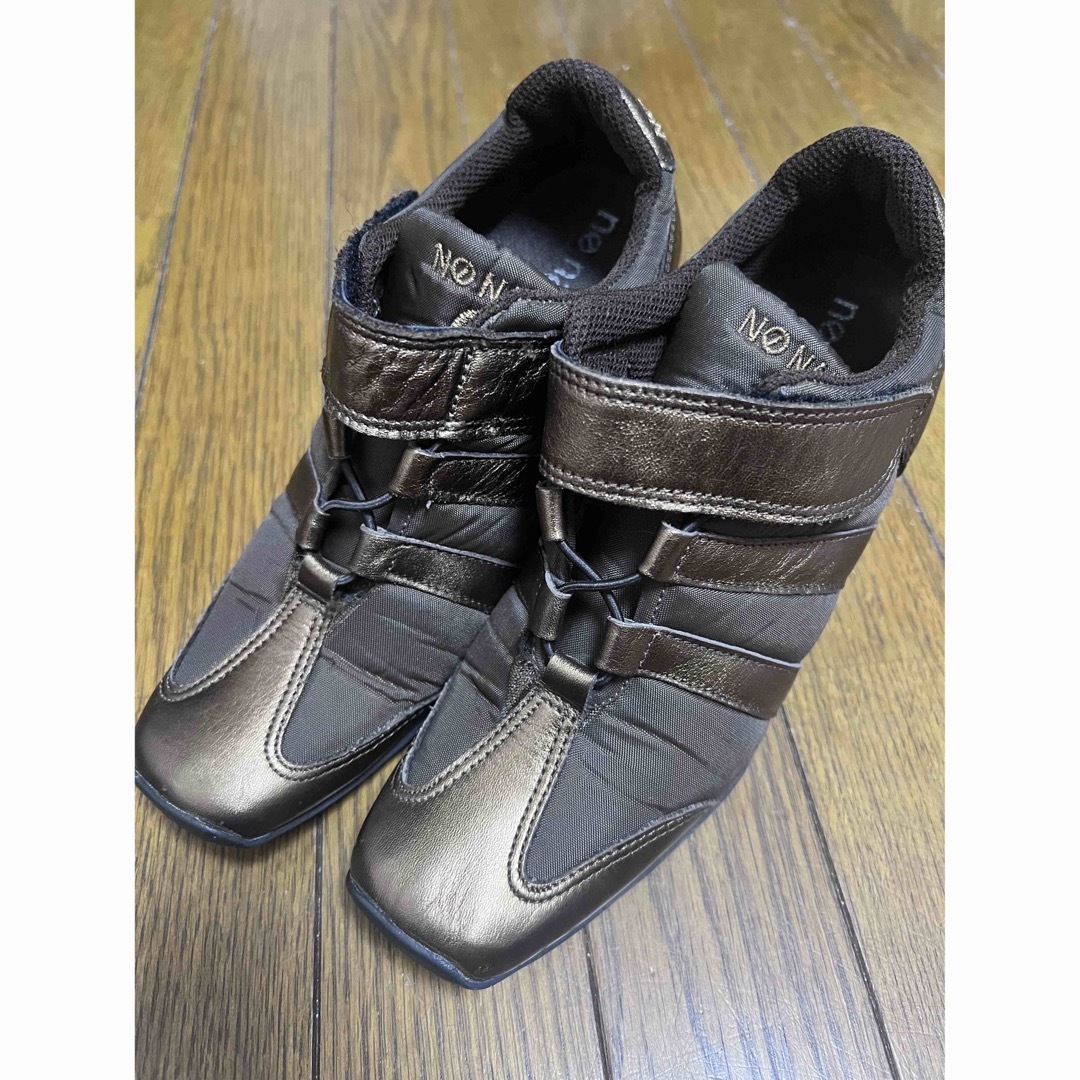 NO NAME/ノーネーム 厚底スニーカー ブラウンハイヒール 23cm(36) | フリマアプリ ラクマ