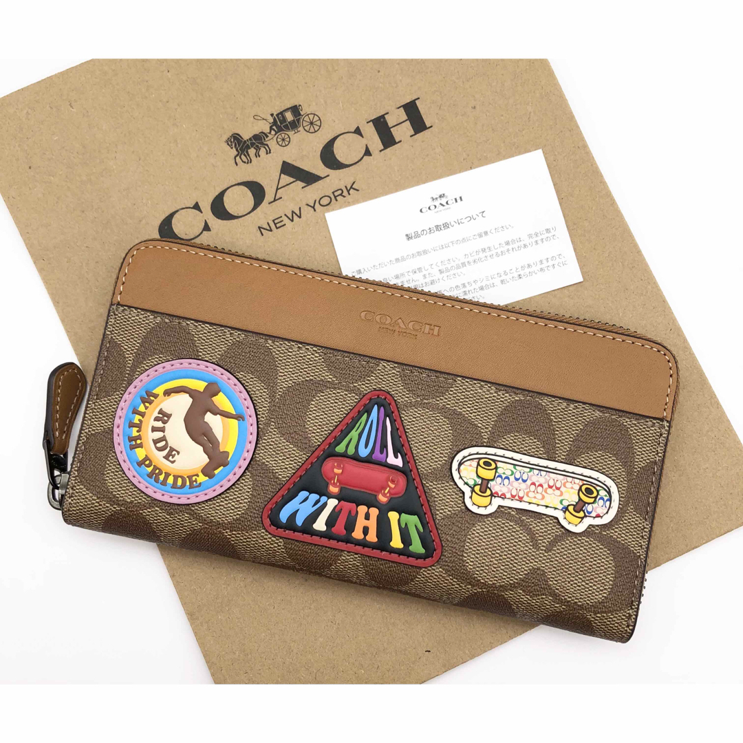 COACH - 【COACH☆新品】シグネチャー !パッチ!レインボー!男女兼用