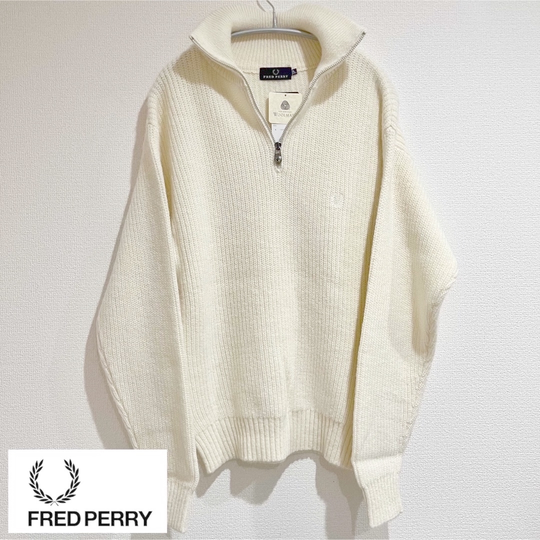 【※未使用タグ付※】FRED PERRY フレッドペリー ニット セーター | フリマアプリ ラクマ