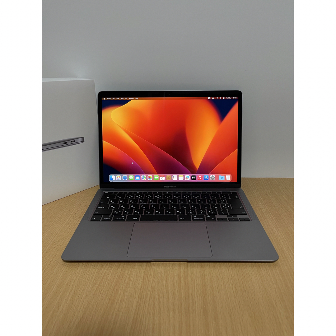 極美品　Macbook Air M1 2020 8GPU 16GB／512GB2560x1600キーボード