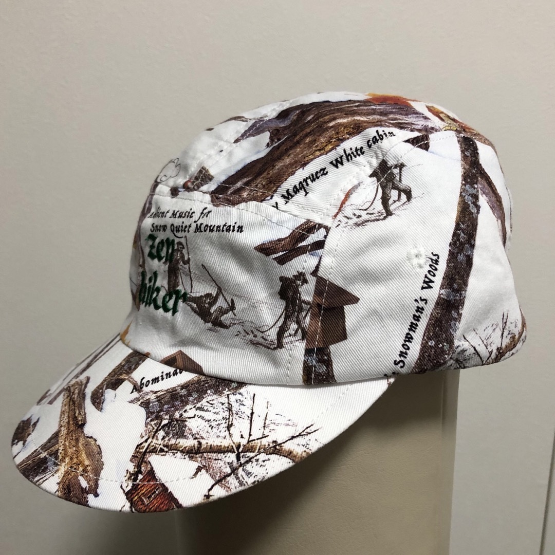 TACOMA FUJI RECORDS(タコマフジレコード)のZEN HIKER WHITE CAMO CAP  メンズの帽子(キャップ)の商品写真