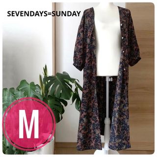 セブンデイズサンデイ(SEVENDAYS=SUNDAY)のセブンデイズサンデー　SEVENDAYS=SUNDAY ワンピース　羽織り(ロングワンピース/マキシワンピース)