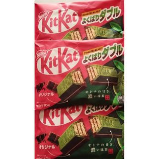 ネスレ(Nestle)のd006r　キットカットよくばりダブル大人の甘さ濃い抹茶　3袋(菓子/デザート)