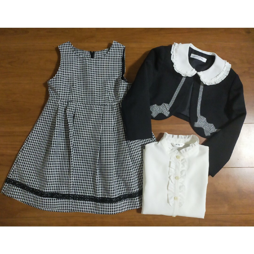 【新品】ショパン　フォーマル　ワンピース　3点セット　卒服　150