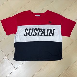 ショート丈　Tシャツ(Tシャツ(半袖/袖なし))