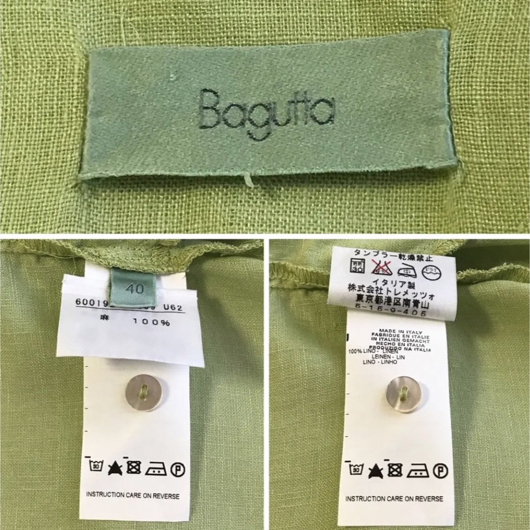 BAGUTTA(バグッタ)のBagutta リネン ロングシャツ レディースのトップス(シャツ/ブラウス(長袖/七分))の商品写真