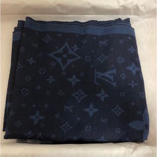 極美品◎18年 伊製 LOUIS VUITTON  ルイヴィトン M78712 エシャルプ・V レインボーファー ショール ミンク×ビーバー×ラビット×ラム 黒