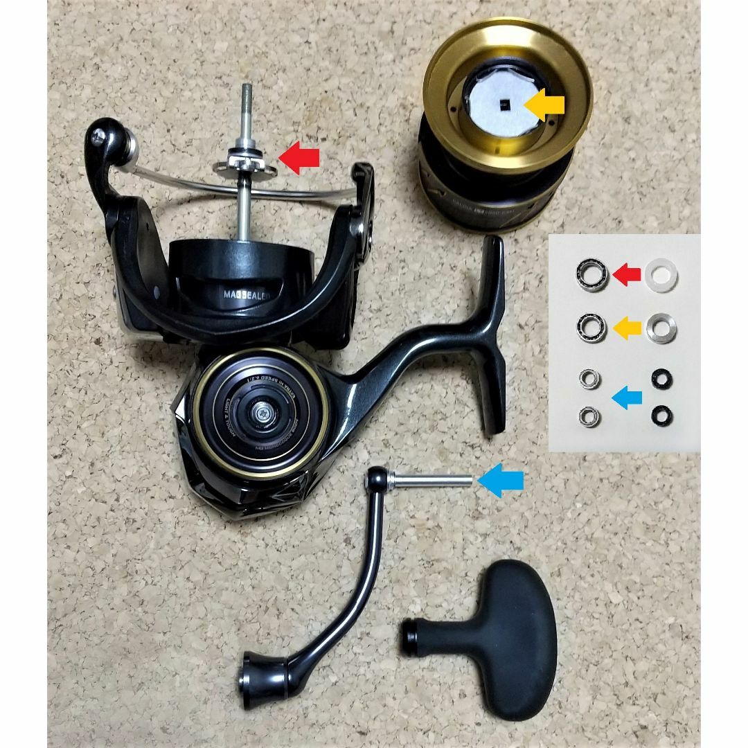 DAIWA - 21カルディア フルベアリングキット【ラインローラー