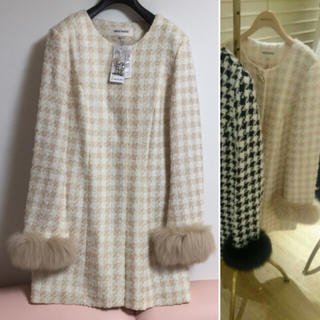 ミッシュマッシュ(MISCH MASCH)の袖ファー付き♡ミッシュマッシュコート♡(毛皮/ファーコート)