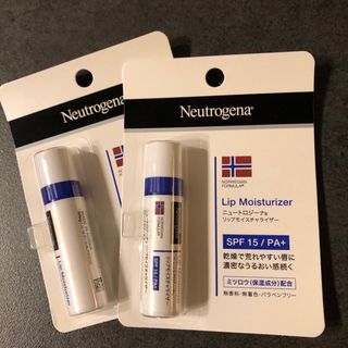 ニュートロジーナ(Neutrogena)の【新品未使用】ニュートロジーナリップモイスチャライザー〈リップクリーム〉×2(リップケア/リップクリーム)