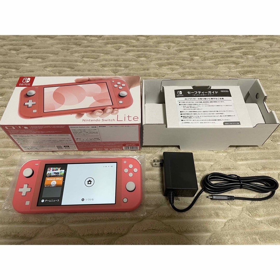 2022年購入✨美品Switch Liteコーラル完品✨動作確認済