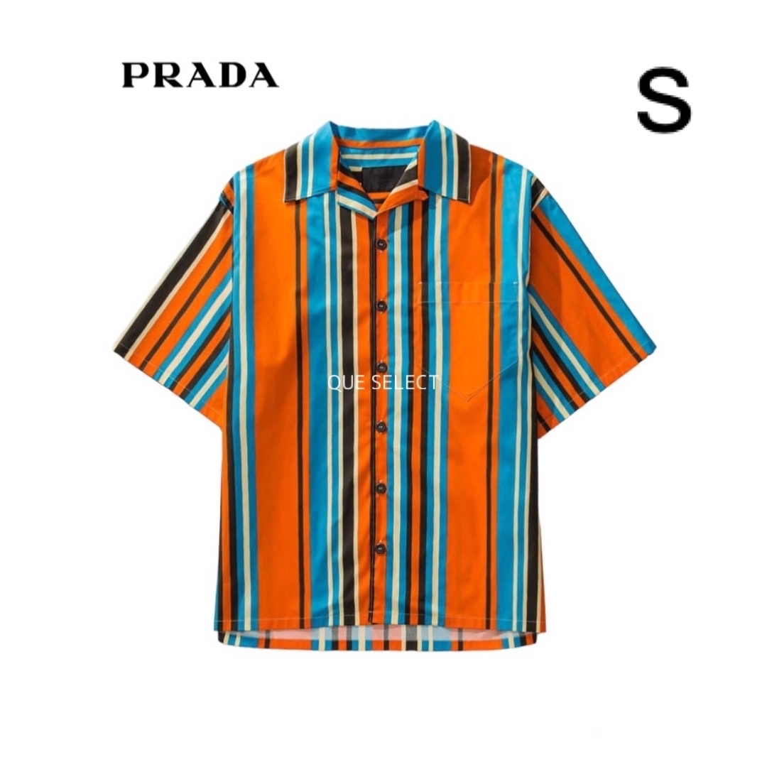 新品未使用　22SS PRADA  BAYADERE SHIRTselectの商品