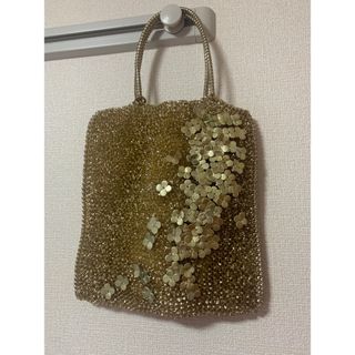 アンテプリマワイヤーバッグ(ANTEPRIMA/WIREBAG)のアンテプリマ　ワイヤー　フラワー　バッグ　ゴールド(ハンドバッグ)