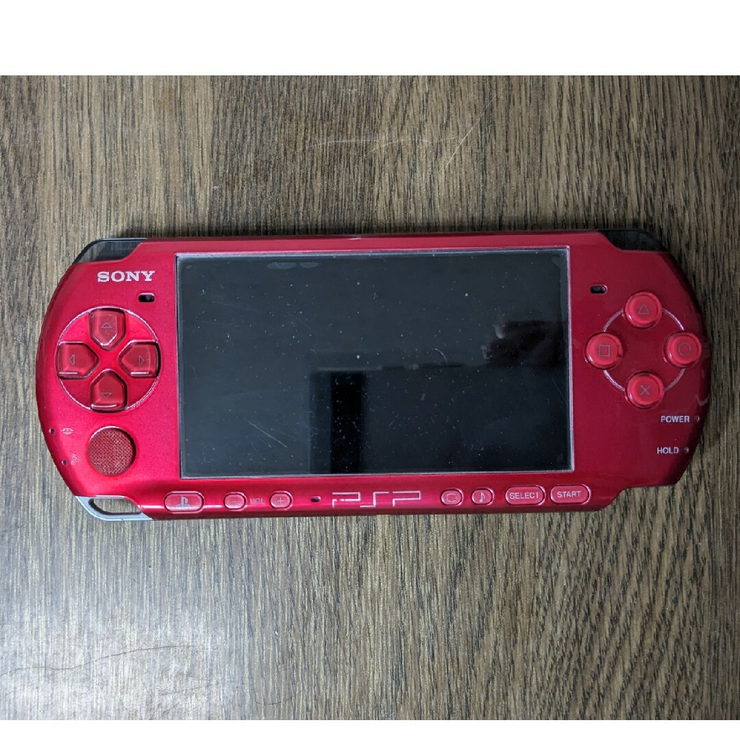 psp 3000 本体 sony ソニー ラディアントレッド 箱付き-