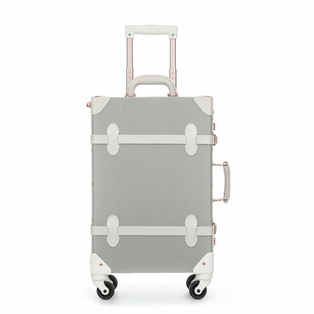 【色: Gray】スーツケース キャリーケース 超細繊維PU 防水 傷にくい 汚