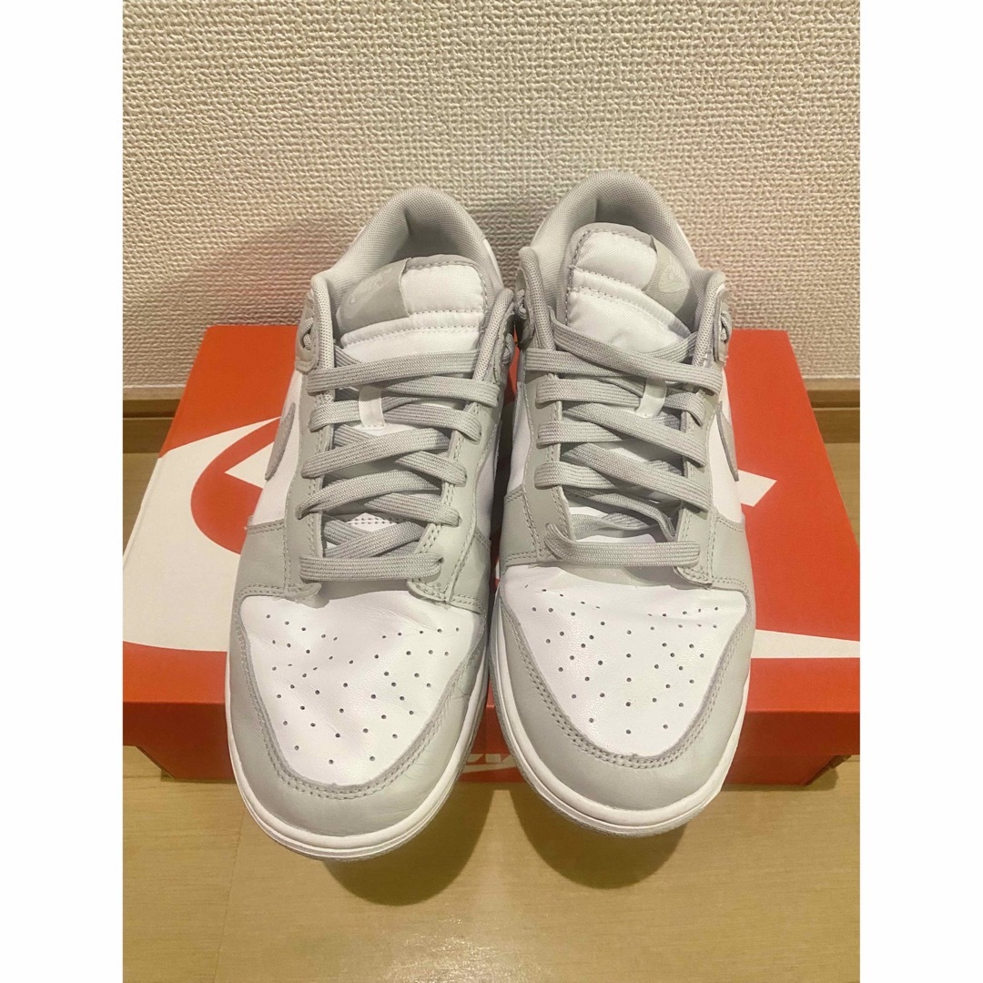 28 NIKE DUNK LOW Grey Fog グレーフォグ