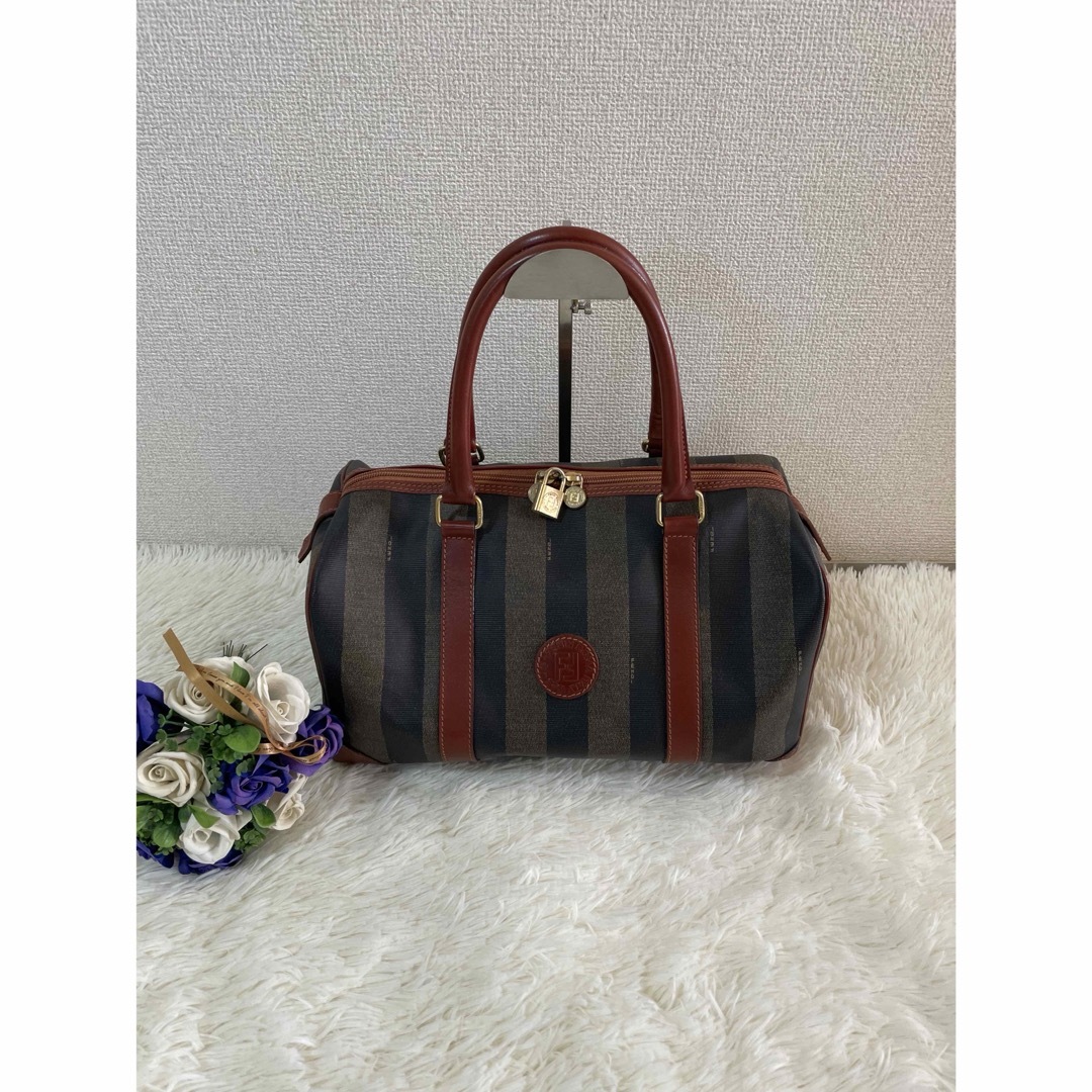 フェンディ　ペカン柄　ボストンバッグ　FENDI　18673204