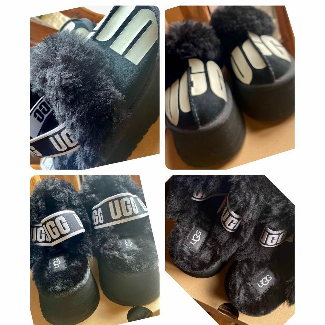 UGG(アグ)の完売しました。。。✨22✨超美品✨でかロゴ✨UGG✨FUNKETTE CHOPD レディースの靴/シューズ(サンダル)の商品写真