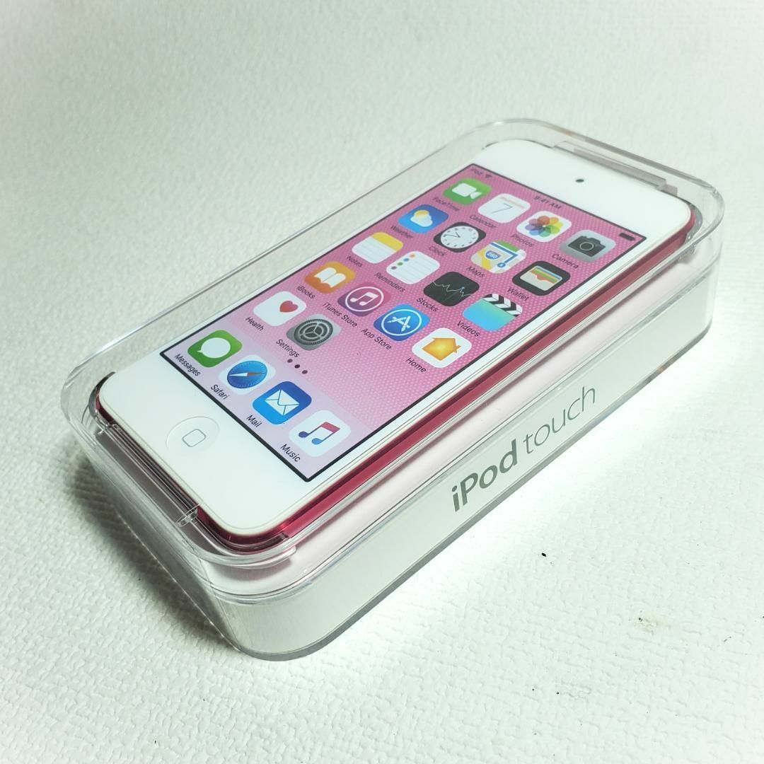 Apple(アップル)のMKWK2J/A  128GB ピンク ipod touch  新品保証有 スマホ/家電/カメラのオーディオ機器(ポータブルプレーヤー)の商品写真