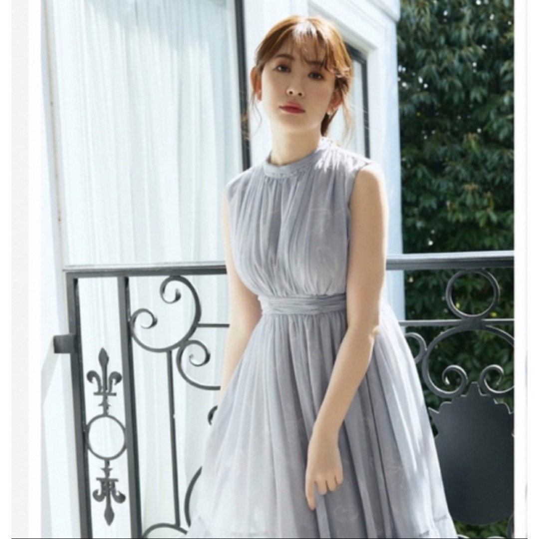 Tulip Chiffon Long Dress【Her lip to】