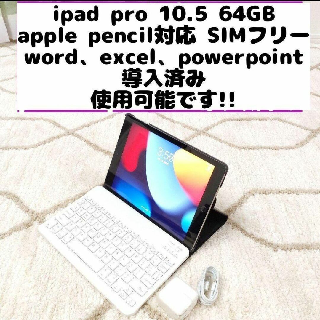 apple iPad Pro 10.5インチ 64GB SIMフリー 1078