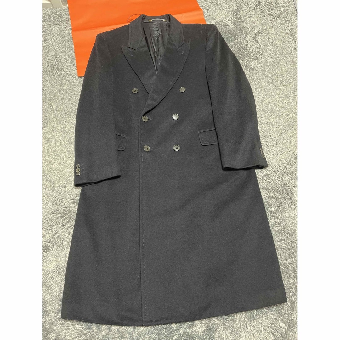 定価50万円 エルメネジルドゼニア 極上カシミヤ ダブルチェスター