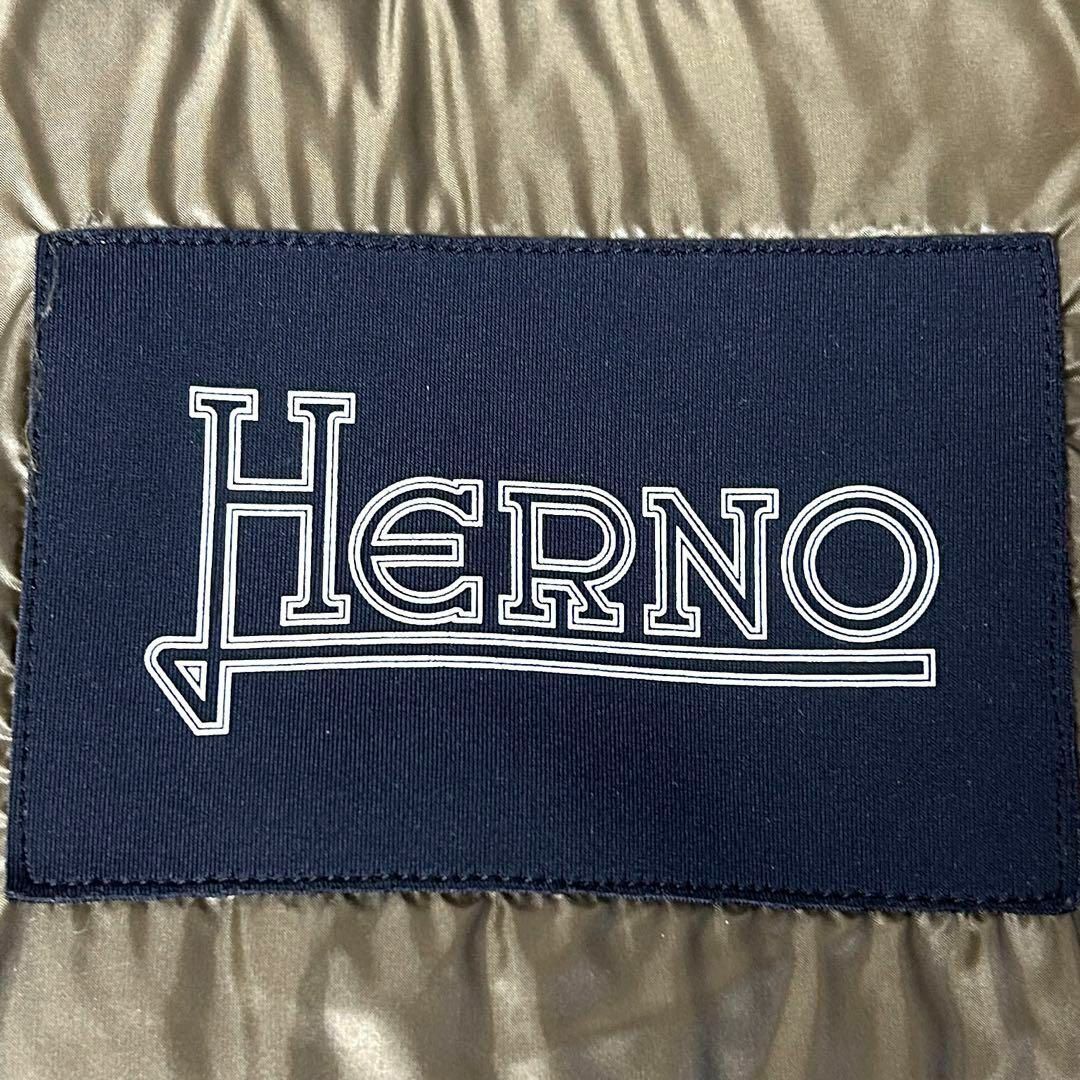 HERNO - 極美品 HERNO ヘルノ □ GLOSS ボンバージャケット ダウン XL