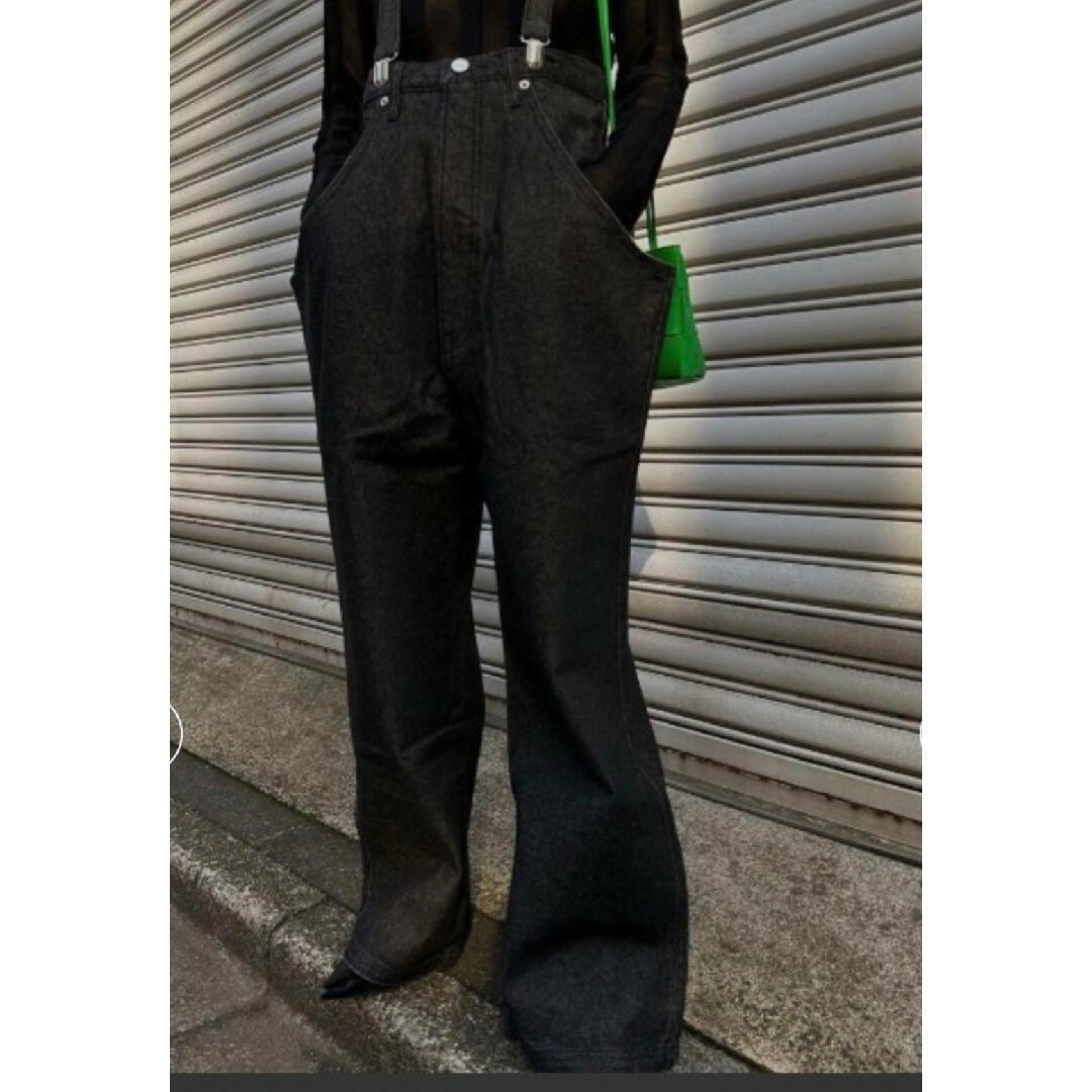 期間限定セール　HIGH WAIST WIDE SUSPENDERS PANTS 1