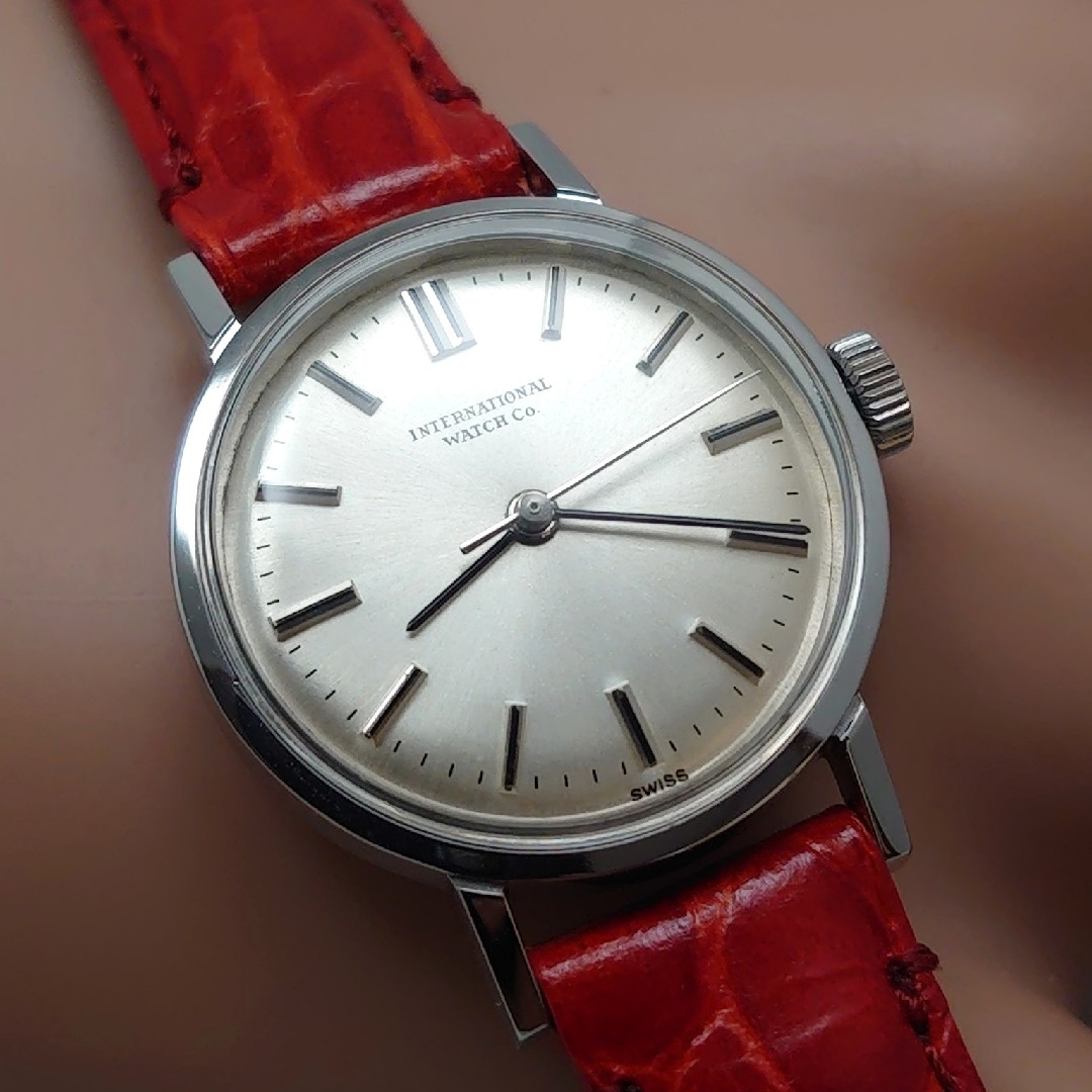 在庫あり】 OH済 1965年製 IWC レディース 中三針 ミッドサイズ 魚