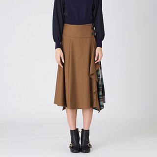 ブルーレーベルクレストブリッジ(BLUE LABEL CRESTBRIDGE)のブルーレーベル・クレストブリッジ　ツイルスカート👗🤎(ロングスカート)