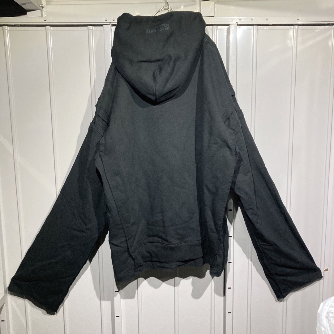 VETEMENTS Logo Hoodie gray Sサイズ