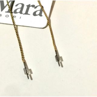 Maxmara キラキラ　クリスタル　M ロングピアス　ポーチなし