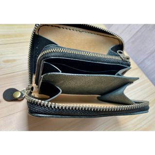 ハンドメイド フルジップミニ財布 2-09