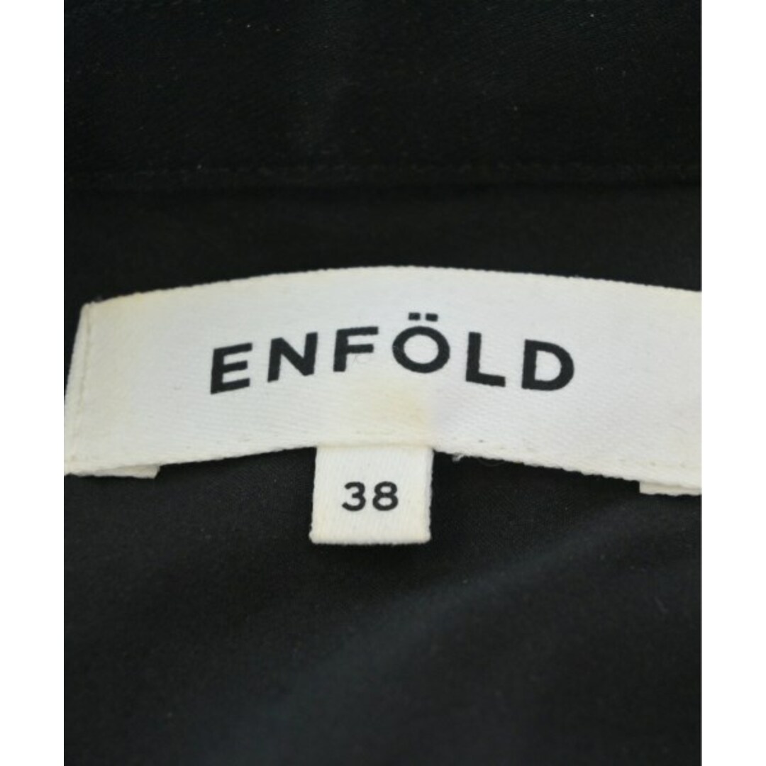 ENFOLD エンフォルド ブラウス 38(M位) 黒