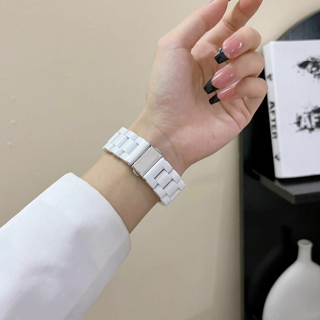 Apple Watch バンド 45mm ケースセット アップルウォッチ 黒の通販 by