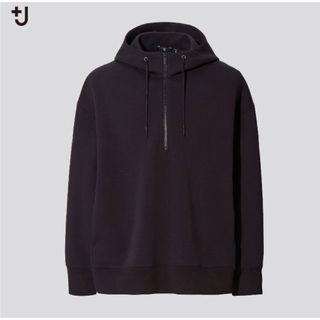 ユニクロ(UNIQLO)のUNIQLO×ジル・サンダー　ドライスウェットハーフジップパーカ（長袖）(スウェット)