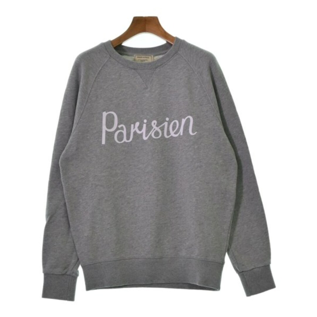 MAISON KITSUNE メゾンキツネ スウェット S グレーx白 | wic-capital.net