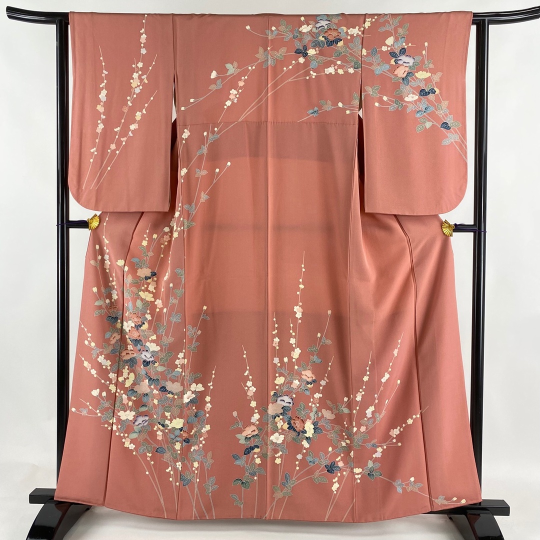 訪問着 身丈160cm 裄丈62cm 正絹 秀品 - 着物