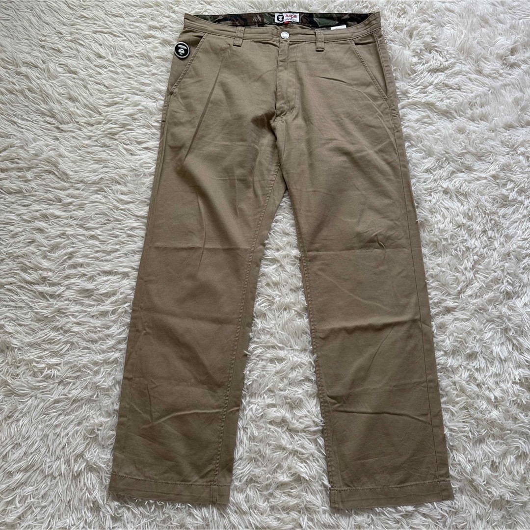 A BATHING APE(エイプ)ロゴチノパン-