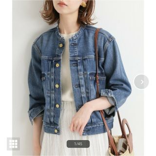 IENA【イエナ】☆リメイクルーズデニムブルゾン 新品36