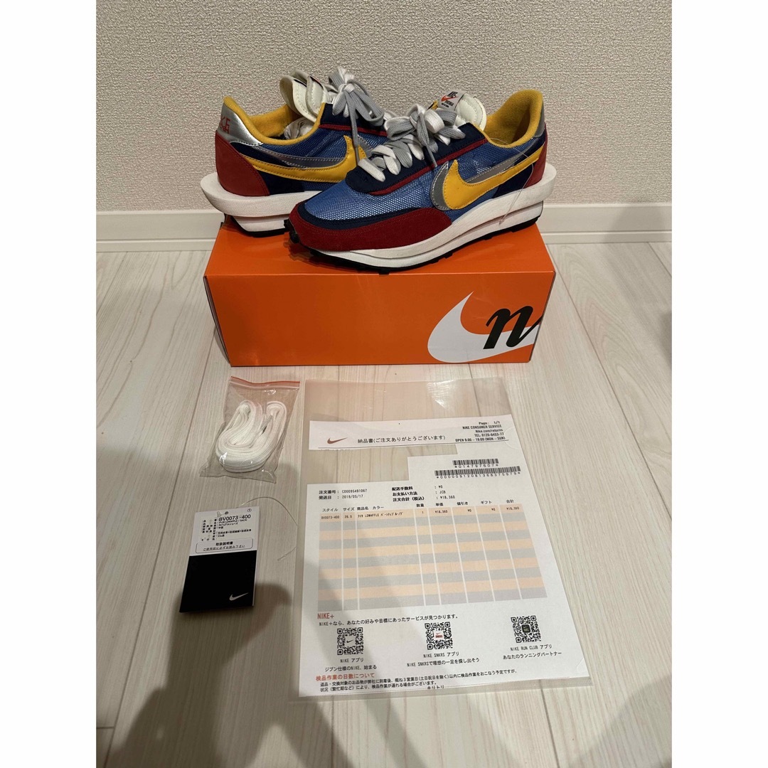 sacai × NIKE LDV WAFFLE RED/BLUE