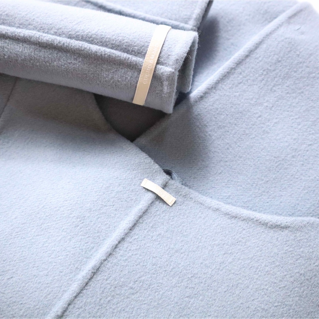 最高級】MaxMara クチートアマーノ ダブルフェイス ノーカラーコート