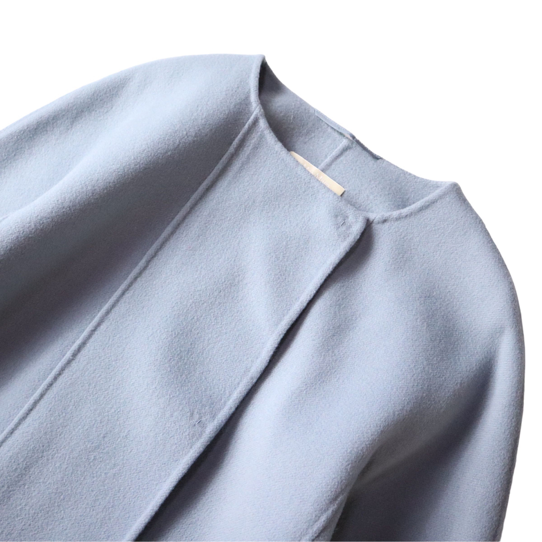 最高級】MaxMara クチートアマーノ ダブルフェイス ノーカラーコート